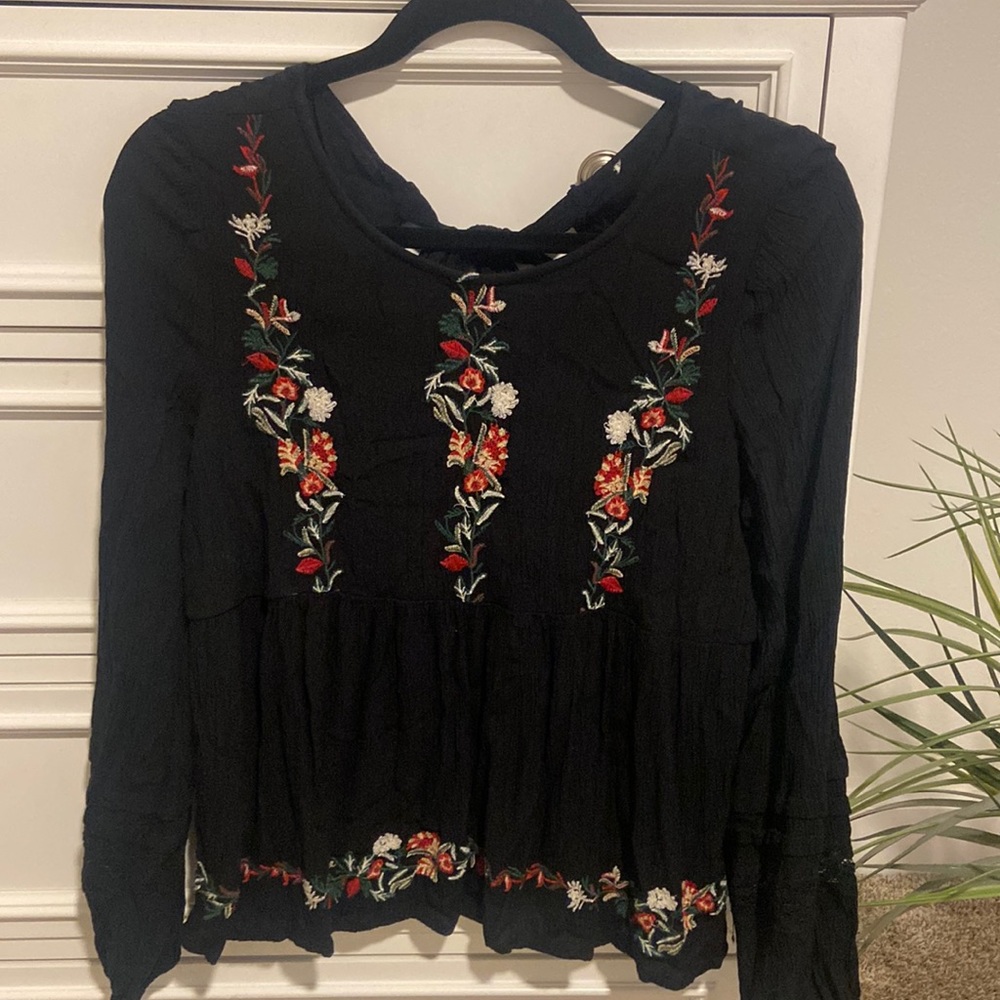 Long Sleeve blouse perfect for Christmas and winter time